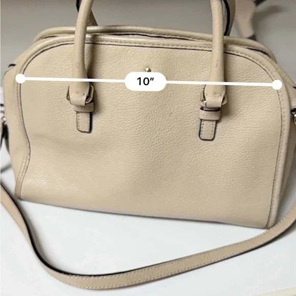 Kate Spade New York Bayley Satchel – Beige / Rose Cloud – Detachable Strap - Picture 8 of 9